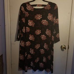 LOFT Rose Pattern dress BRAND NEW